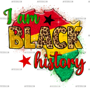 I am Black History-10 DTF Transfer