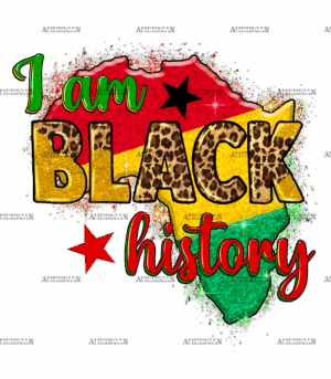 I am Black History-10 DTF Transfer
