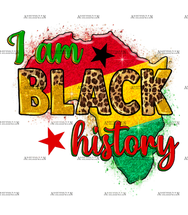 I am Black History-10 DTF Transfer