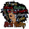 Iam Black History Women DTF Transfer