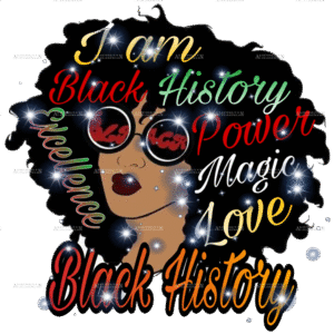 Iam Black History Women DTF Transfer