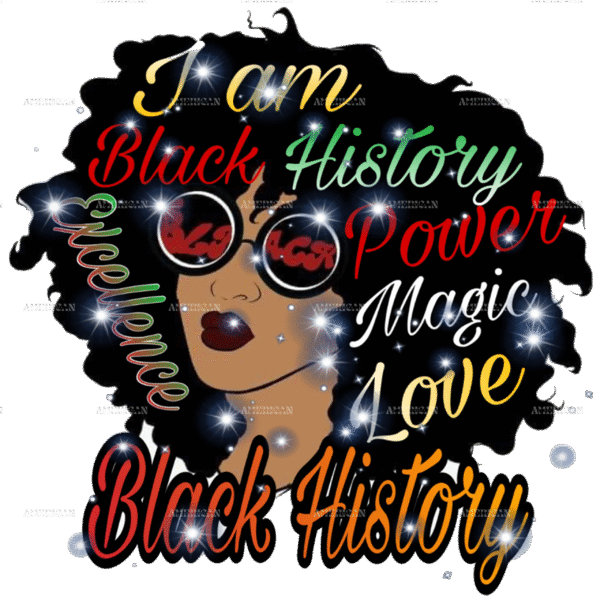 Iam Black History Women DTF Transfer