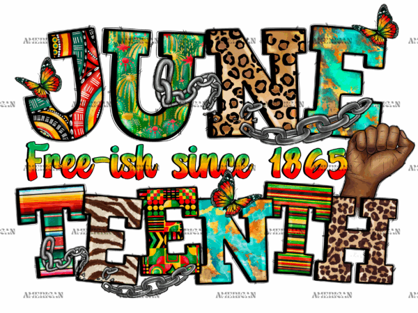 June Free-ish Since 1865 Teenth DTF Transfer