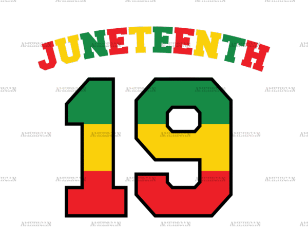 Juneteenth 19 DTF Transfer