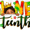 Juneteenth Black Boy DTF Transfer