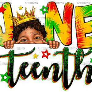 Juneteenth Black Boy DTF Transfer