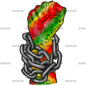 Juneteenth Black Power Fist DTF Transfer