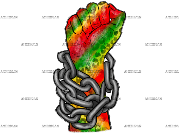 Juneteenth Black Power Fist DTF Transfer