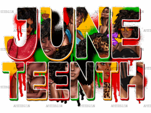 Juneteenth Blacks DTF Transfer