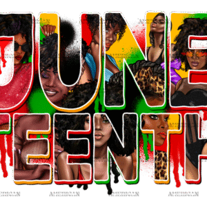 Juneteenth Blacks DTF Transfer
