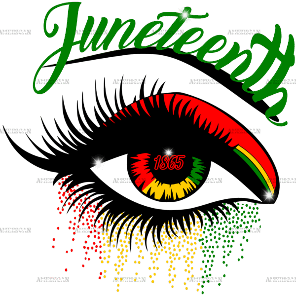 Juneteenth Eye DTF Transfer