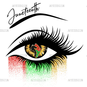 Juneteenth Eye-2 DTF Transfer