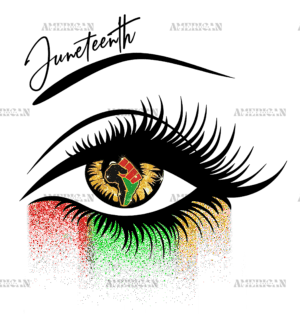 Juneteenth Eye-2 DTF Transfer