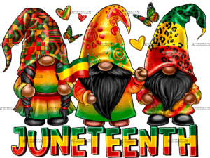 Juneteenth Gnome DTF Transfer