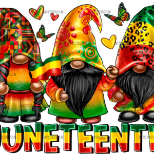 Juneteenth Gnome DTF Transfer