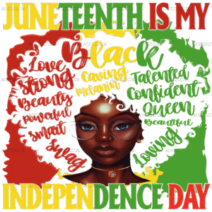 Juneteenth Is My Independence Day-2 DTF Transfer