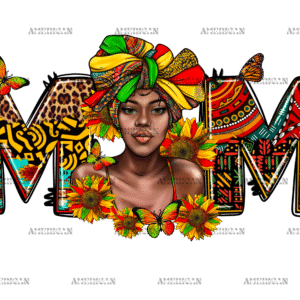 Juneteenth Mom Afro Woman DTF Transfer