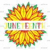 Juneteenth Sunflower DTF Transfer