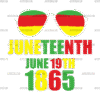 Juneteenth-Sunglasses DTF Transfer
