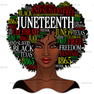 Juneteenth Women DTF Transfer