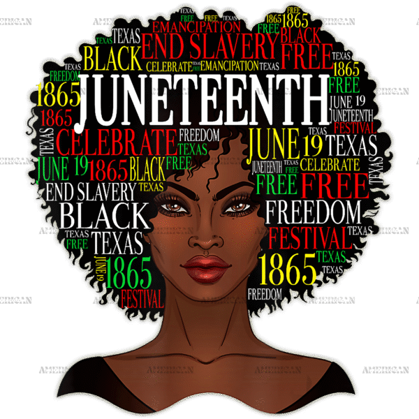 Juneteenth Women DTF Transfer