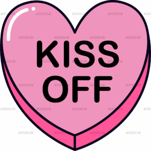 Kiss Off DTF Transfer