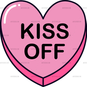 Kiss Off DTF Transfer