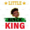 Little Black King-2 DTF Transfer