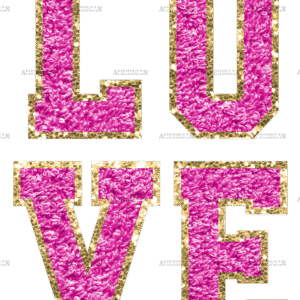 Love Hot Pink DTF Transfer