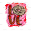 Love Leapord Lips DTF Transfer