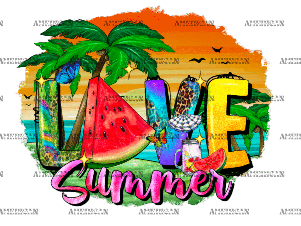 Love Summer DTF Transfer