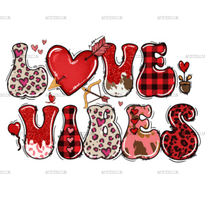 Love Vibes-2 DTF Transfer