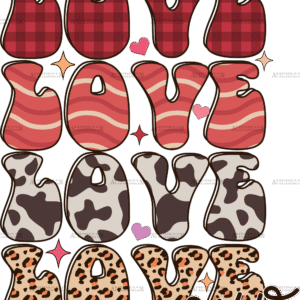 Love Xoxo DTF Transfer