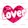 Lover Heart DTF Transfer