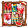 Mama Frame Watermelon DTF Transfer