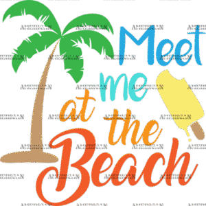 Meet Me At The Beach DTF Transfer