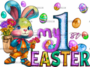My 1st Easter Bunny DTF Transfer