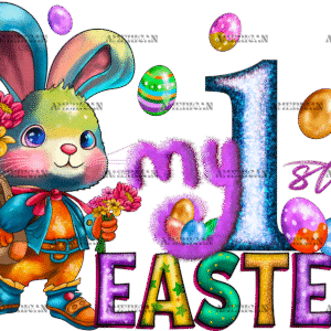 My 1st Easter Bunny DTF Transfer