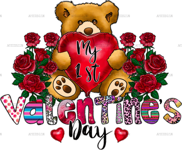 My 1st Valentines Day DTF Transfer