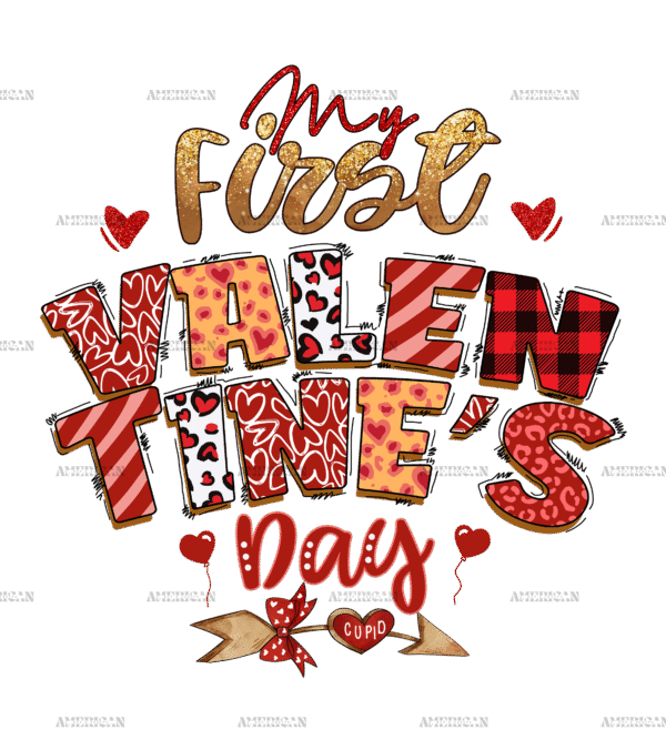 My First Valentine's Day DTF Transfer