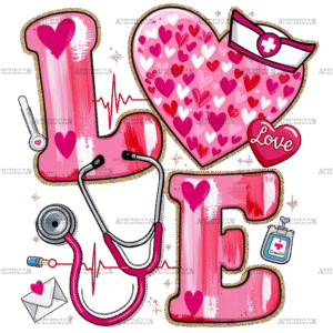 Nurse Love DTF Transfer