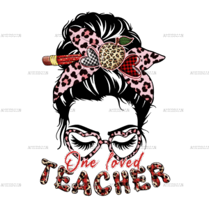 One Loved Teacher Valentine DTF Transfer