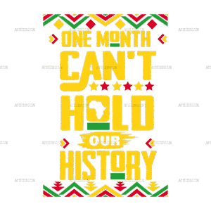 One Month Can't Hold Our History-1 DTF Transfer