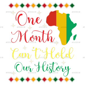 One Month Can't Hold Our History-2 DTF Transfer