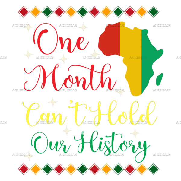 One Month Can't Hold Our History-2 DTF Transfer