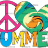 Peace Love Summer DTF Transfer