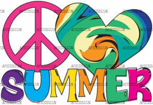 Peace Love Summer DTF Transfer
