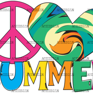 Peace Love Summer DTF Transfer