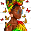Remembering My Ancestors Juneteenth Black Woman DTF Transfer