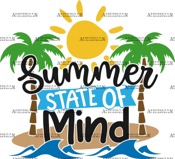 Summer State Of Mind DTF Transfer